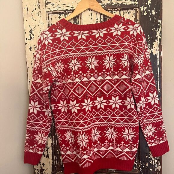 NWOT Blizzard Bay women’s Metallic Unicorn Christmas Sweater.  Size Medium. - Picture 5 of 8